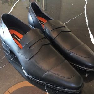 Dsquared2 Men’s Black Leather Penny Loafers 13